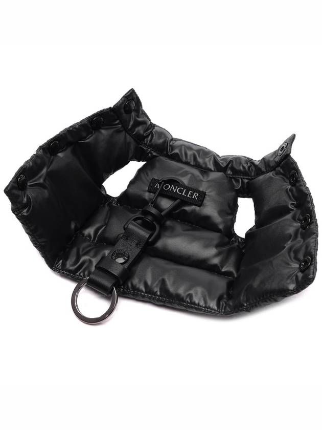 Vest Shaped Key Holder Black - MONCLER - BALAAN 6