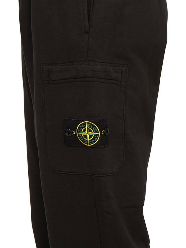 Wappen Patch Drawstring Track Pants Black - STONE ISLAND - BALAAN 10