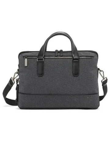 Harrison Sycamore Slim Brief Briefcase Dark Charcoal 1524334845 - TUMI - BALAAN 1