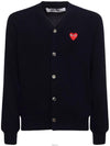 Heart patch wool cardigan AXN008 - COMME DES GARCONS PLAY - BALAAN 2