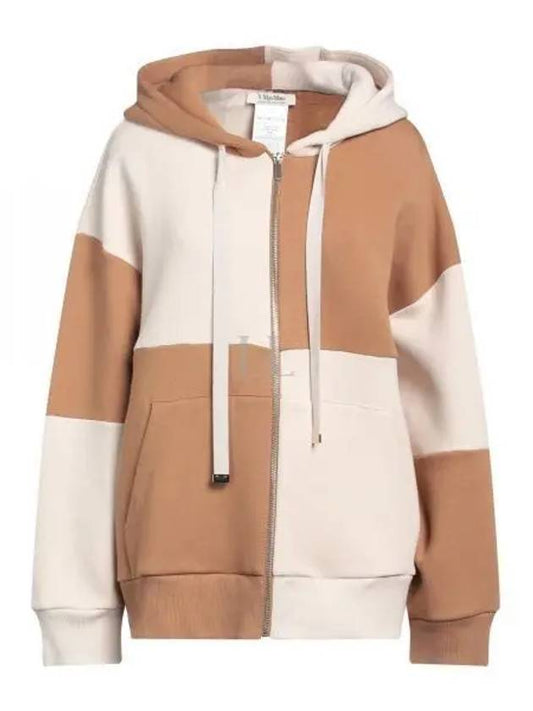 120902 Innocuo brushed hood zip up 99260139650 002 - MAX MARA - BALAAN 1