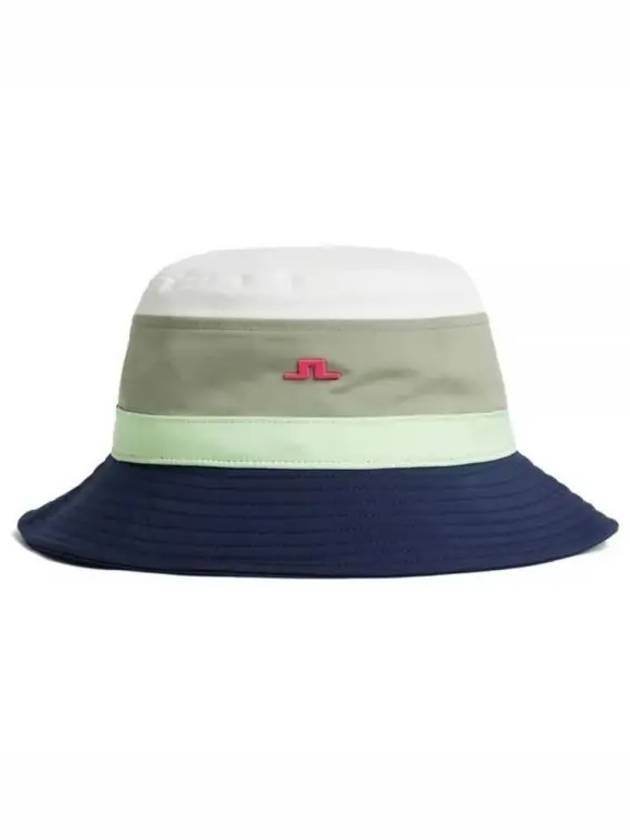 Denver Striped Bucket Hat Oil Green - J.LINDEBERG - BALAAN 2