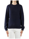 Iberia Cashmere Knit Top Navy - TORY BURCH - BALAAN 2