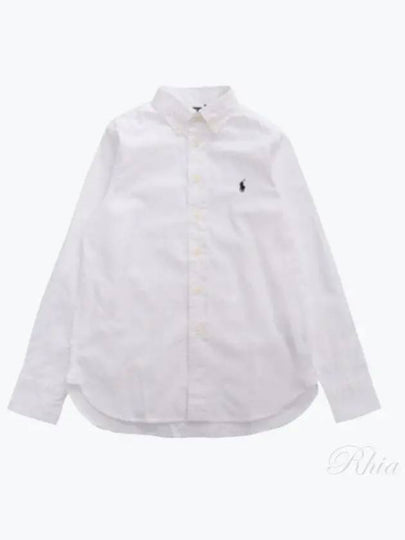 Kids Embroidered Logo Shirt White - POLO RALPH LAUREN - BALAAN 2