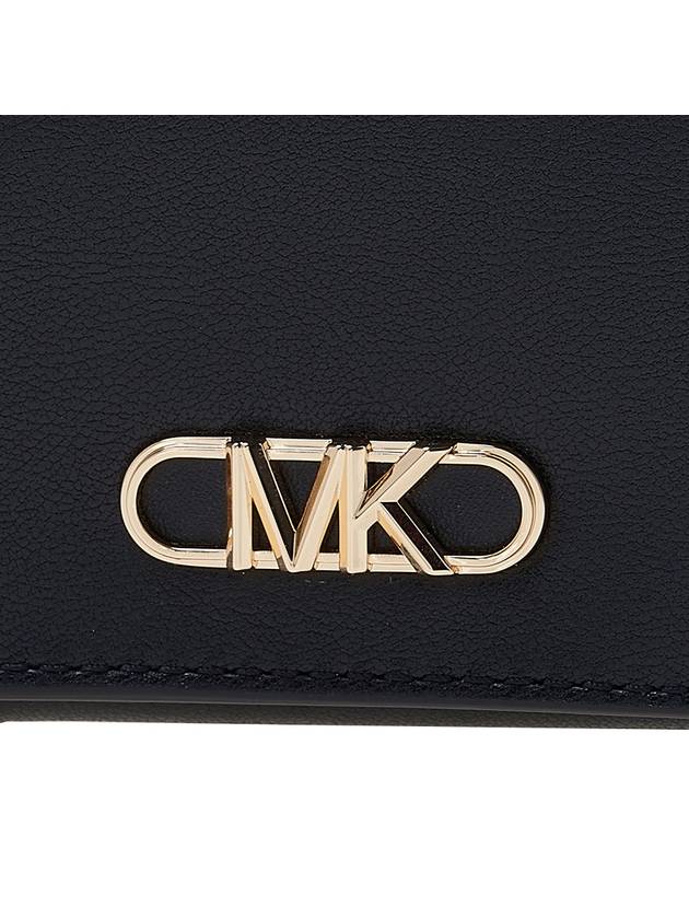 Parker Medium Leather Tri-Fold Half Wallet Black - MICHAEL KORS - BALAAN 7