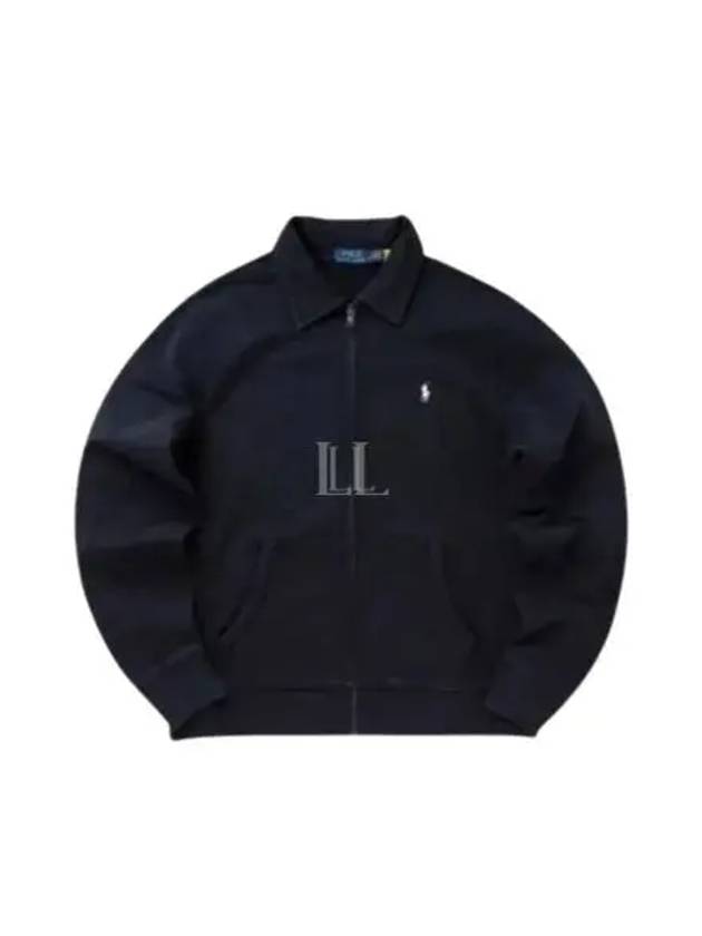 Embroidered Pony Logo Zip-Up Jacket Fade Black - POLO RALPH LAUREN - BALAAN 2