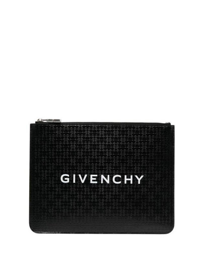 Signature Logo 4G Monogram Clutch Bag Black - GIVENCHY - BALAAN 2