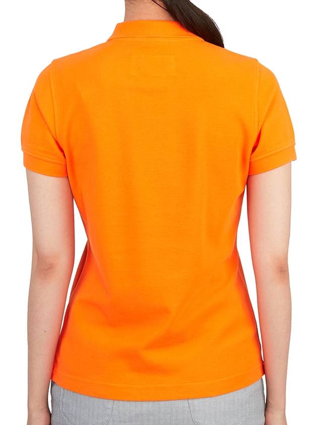 Women’s Icon Short Sleeve PK Shirt Orange - HORN GARMENT - BALAAN 5