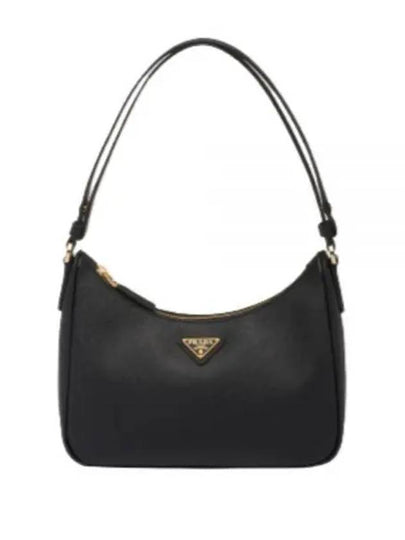 Re-Edition Saffiano Leather Mini Bag Black - PRADA - BALAAN 2