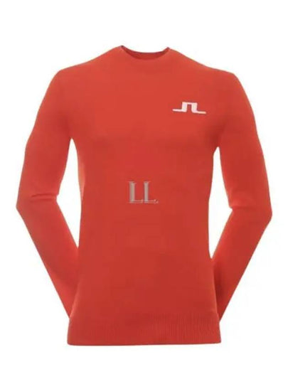 Golf Gus Crew Neck Knit Top Fiery Red - J.LINDEBERG - BALAAN 2