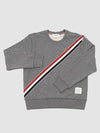 4 Bar Stripe Sweatshirt Grey - THOM BROWNE - BALAAN 3