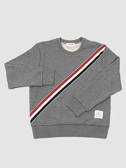 4 Bar Stripe Sweatshirt Grey - THOM BROWNE - BALAAN 2