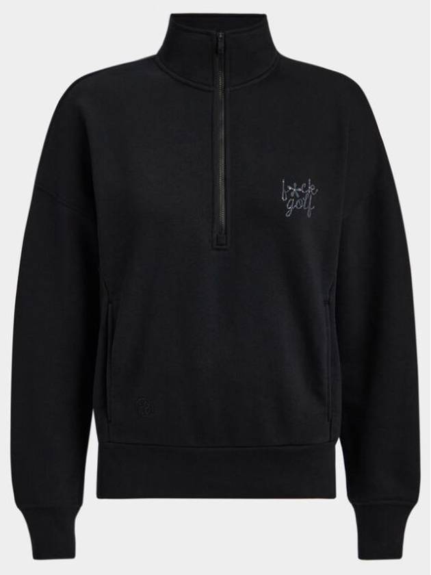 F CK GOLF FRENCH TERRY QUARTER ZIP BOXY PULLOVER - G/FORE - BALAAN 1