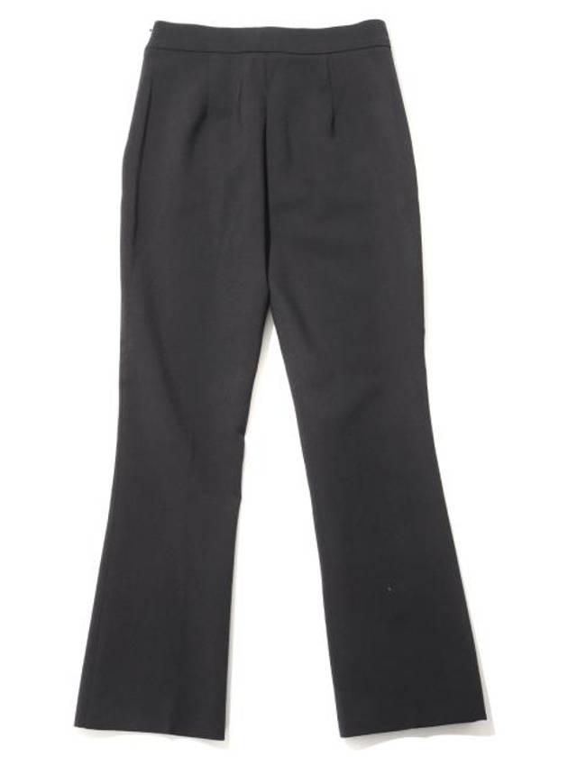 Nepeta Virgin Wool Straight Pants Black - MAX MARA - BALAAN 3