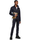 Jeans Couture Indigo Pure Gold Stitch Denim Jacket - VERSACE - BALAAN 5