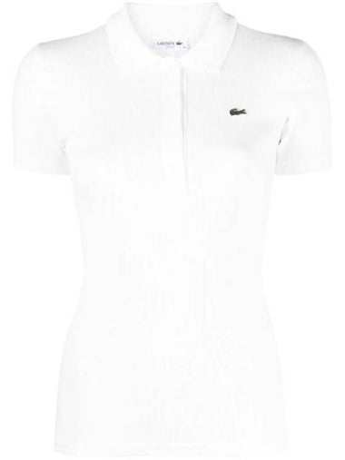 Logo Patch Polo Shirt DF5377 - LACOSTE - BALAAN 1