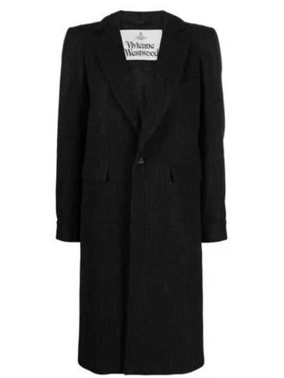 Sphere Embroidery Belt Single Coat Black - VIVIENNE WESTWOOD - BALAAN 2