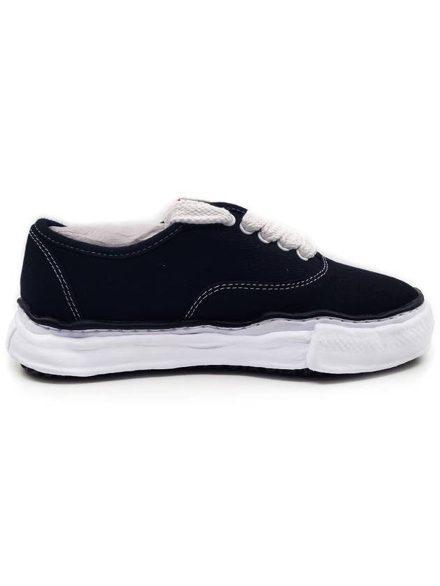 Baker OG Sole Canvas Low Top Sneakers Black - MAISON MIHARA YASUHIRO - BALAAN 5