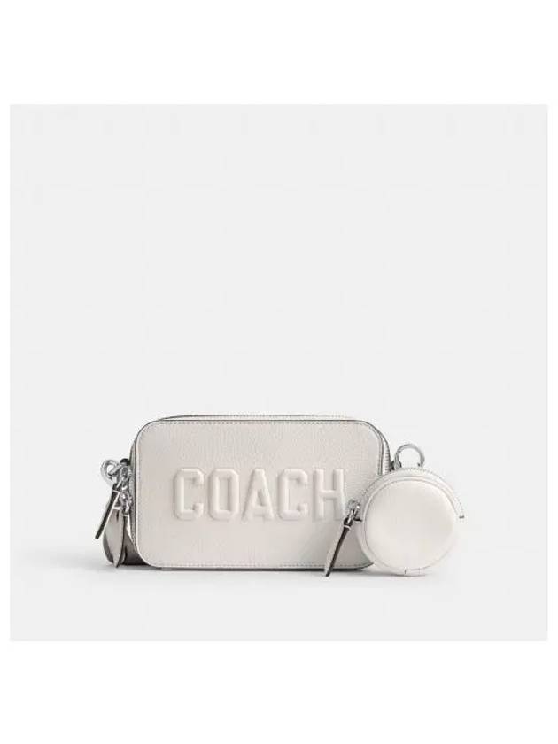 Charter Logo Graphic Slim Cross Bag Chalk - COACH - BALAAN 2