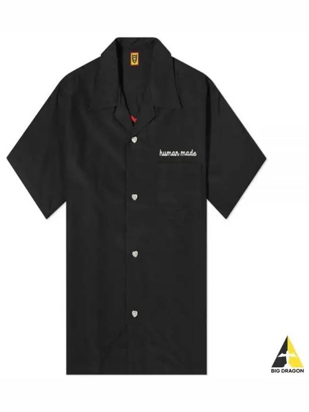 Bowling Short Sleeve Shirt Black - HUMAN MADE - BALAAN 2