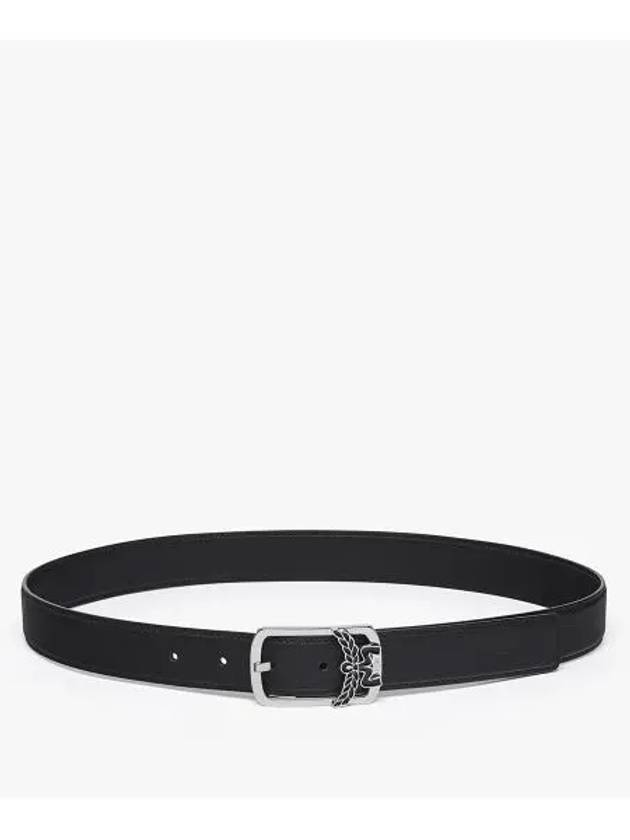 Aren Embossed Leather Epoxy Laurel Belt MXBEATA01BK - MCM - BALAAN 1