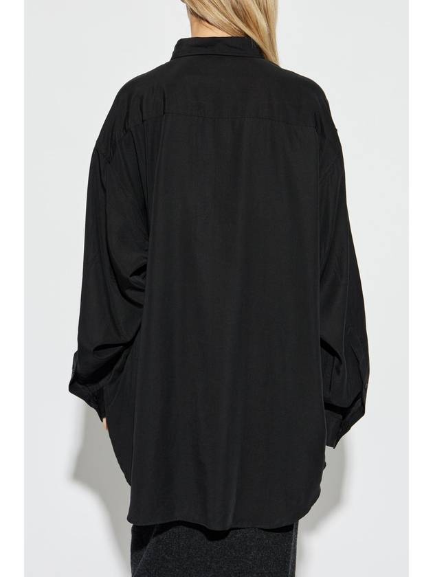 Fluid Long Sleeve Shirt Black - BALENCIAGA - BALAAN 5