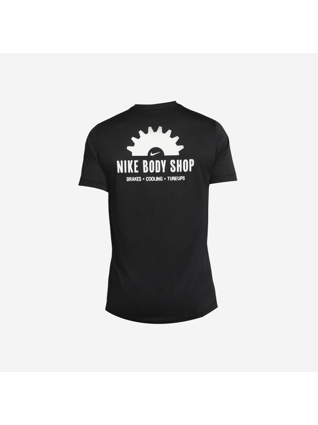 Dri Fit Fitness Short Sleeve T-shirt Black - NIKE - BALAAN 3