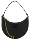 V Logo Signature Small Shoulder Bag Black - VALENTINO - BALAAN 1