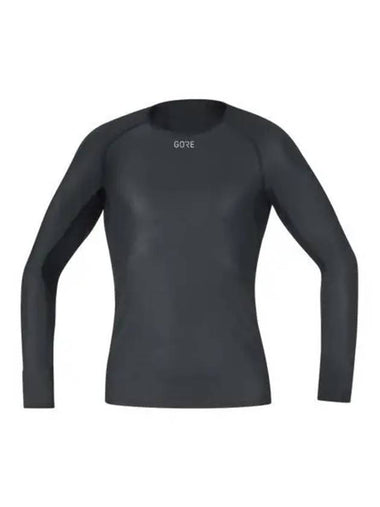 GOREWEAR M Base Layer Wind Stopper Long Sleeve Black Men s Windproof - GOGORR - BALAAN 1