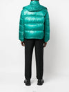 Re-Nylon Padded Down Jacket Green - PRADA - BALAAN 5