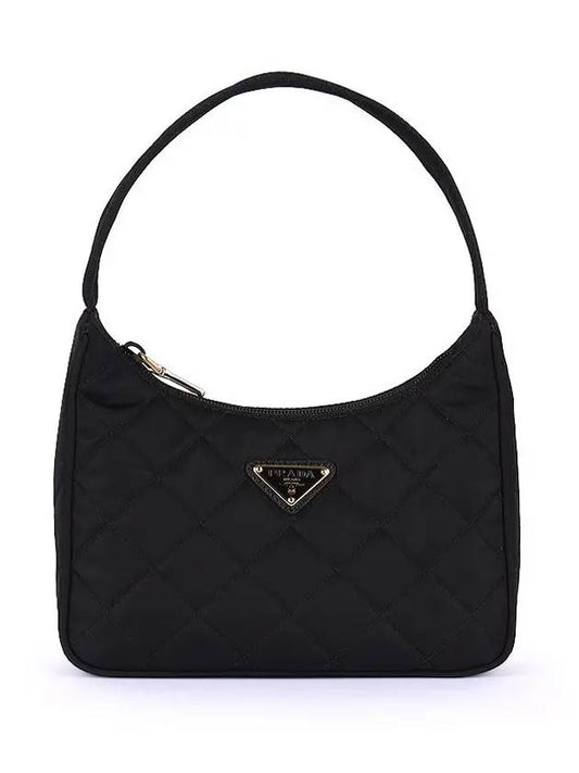 Nylon Quilted Hobo Tote Bag Black - PRADA - BALAAN 2