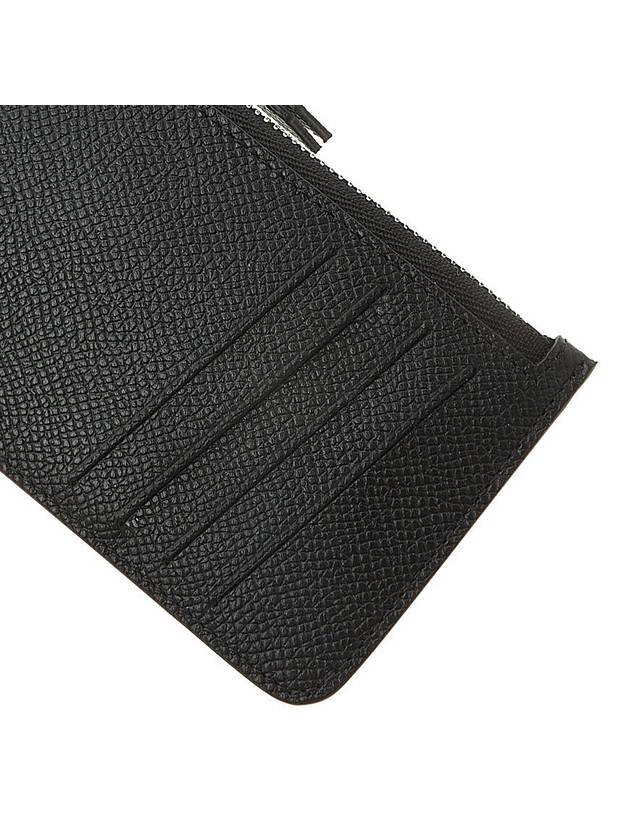 Stitch Zipper Card Wallet Black - MAISON MARGIELA - BALAAN 9