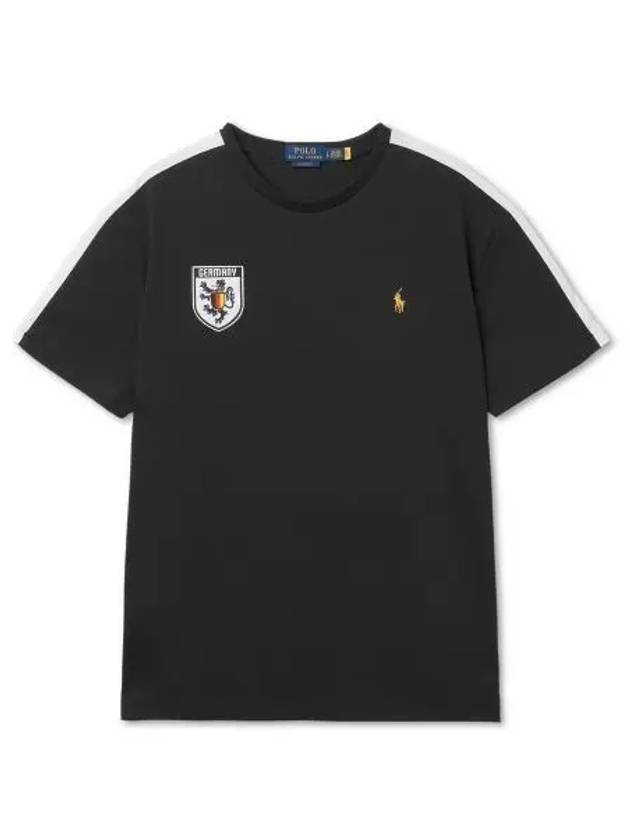 30 reward points classic fit German t shirt polo black - POLO RALPH LAUREN - BALAAN 1