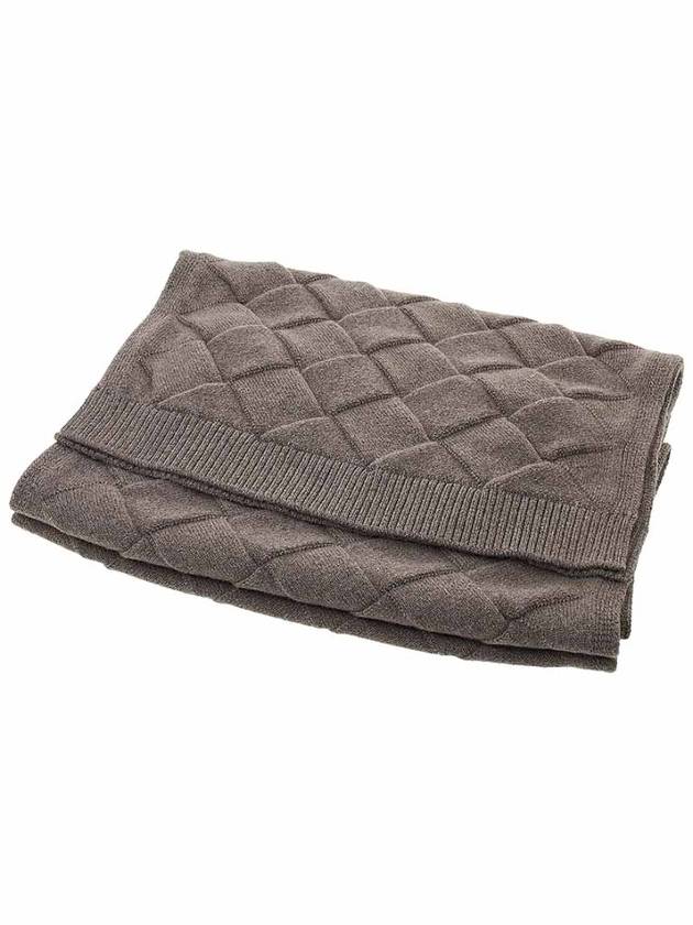 Intrecciato Wool Muffler Riverbed - BOTTEGA VENETA - BALAAN 3