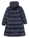 Selenga Logo Patch Long Down Padding Navy - MONCLER - BALAAN 4