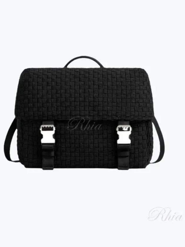 Postino Intrecciato Cross Bag Black - BOTTEGA VENETA - BALAAN 2