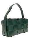 Brick Cassette Intrecciato Shoulder Bag Raintree - BOTTEGA VENETA - BALAAN 2