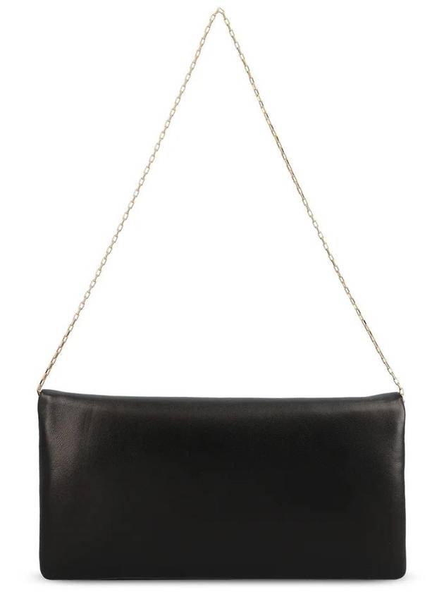 Calypso Lambskin Mini Shoulder Bag Black - SAINT LAURENT - BALAAN 3