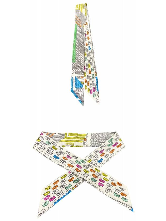 Pantin City Twilly Scarf White - HERMES - BALAAN 5