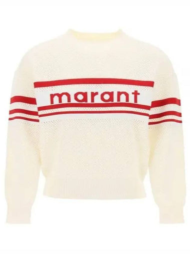 24 ARWEN PU0407FA B1L10E 23EC logo sweater - ISABEL MARANT - BALAAN 1