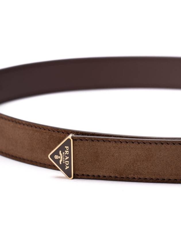 suede belt brown - PRADA - BALAAN 3