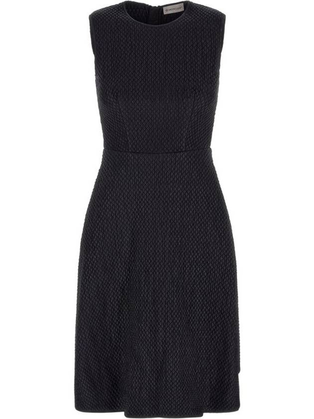 Short Dress 2G00003 5396Q 999 Black - MONCLER - BALAAN 1