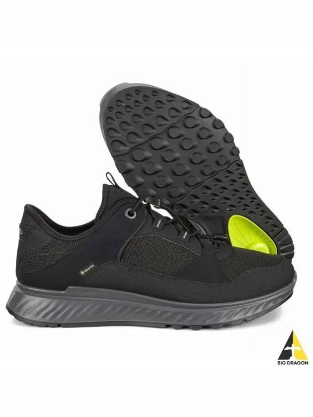 Exostride Low Top Sneakers Black - ECCO - BALAAN 2