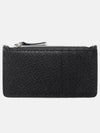 Signature Stitch Zipper Pocket Card Wallet S56UI0143 P4455 T8013 - SAINT LAURENT - BALAAN 2