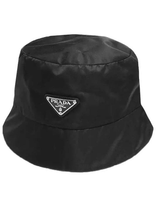 Triangle Logo Stripe Bucket Hat Black 2HC137 1WQ8 F0002 Other 1014247 - PRADA - BALAAN 1