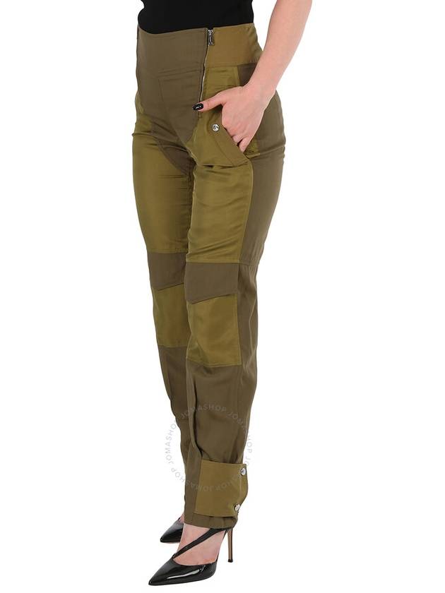 Burberry Dark Seaweed Green Cargo Pants, Brand Size 6 (US Size 4) - BURBERRY - BALAAN 3