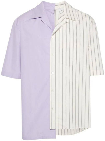 Lanvin Striped Asymmetric Shirt - LANVIN - BALAAN 1