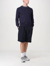 Pullover Cotton Knit Top Navy - BRUNELLO CUCINELLI - BALAAN 3