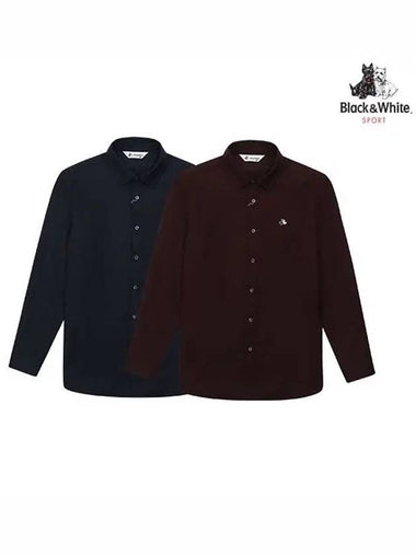 Wool Shirt 6012GXUW - BLACK&WHITE - BALAAN 1