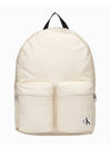 Jeans City Two Pocket Campus Backpack Putty Beige - CALVIN KLEIN - BALAAN 1